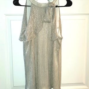 Silver Flounce Halter from WHBM